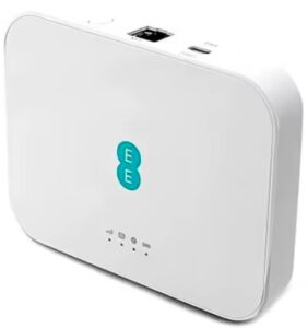 Mobil batteridrevet 5G bredbåndsrouter, 5GEE WiFi, på 10×12,8×1,8 cm, op til 2.3 Gbps, med både wifi og netværksstik